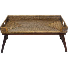 Imagem de BANDEJA RATTAN NATURAL AMORA - ISHELA - 60 X 40 X 7 CM - Ishela Comercio Importação E Exportação Ltda