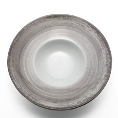 Imagem de PRATO PARA RISOTO COR CINZA 27CM DE PORCELANA - SCHMIDT  - Schmidt Industria Comercio Importacao E Exportacao Ltda