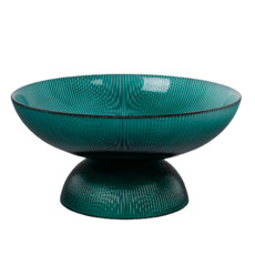 Imagem de VASO DECORATIVO EM VIDRO COR VERDE 25X25X12CM - GRILLO 52906 - Grillo Ltda