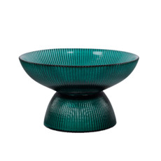 Imagem de VASO DECORATIVO EM VIDRO COR VERDE 15X15X9CM - GRILLO 52904 - Grillo Ltda