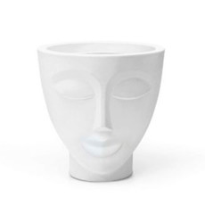 Imagem de VASO DECORATIVO FACE MULHER 34 COR BRANCO 17X33X34CM - NUTRIPLAN  - Nutriplast Industria E Comercio Ltda