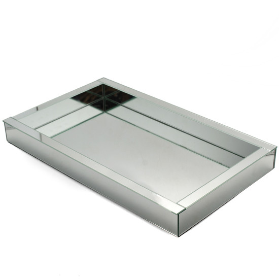 Imagem BANDEJA DECORATIVA G ESPELHADA 46X28X5CM 