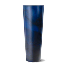 Imagem de VASO DECORATIVO CLASSIC CONE 100 AZUL COBALTO 100X38X27,6CM - NUTRIPLAN  - Nutriplast Industria E Comercio Ltda