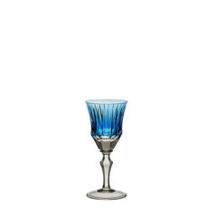 Imagem de TAÇA DE CRISTAL STRAUSS PARA LICOR 80 ML COR AZUL CLARO - Oxford Porcelanas S/A