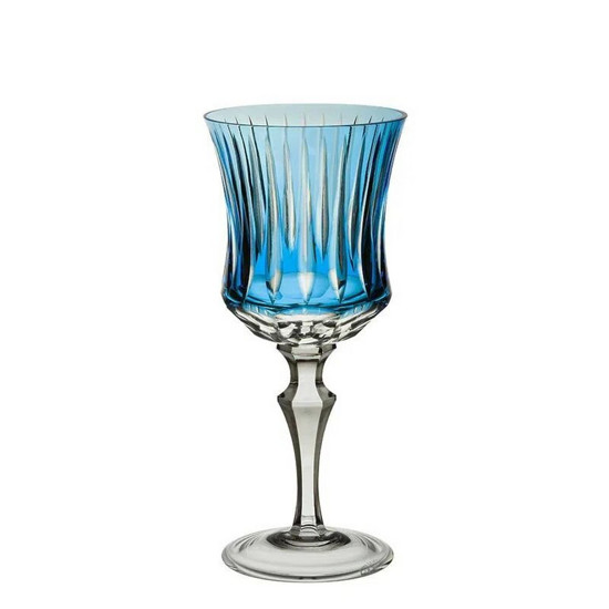 Imagem TAÇA DE CRISTAL STRAUSS PARA ÁGUA 400 ML COR AZUL CLARO 