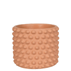 Imagem de CACHEPOT EM CIMENTO COR TERRACOTA 14X14X12CM - GRILLO 53220 - Grillo Ltda