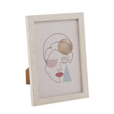 Imagem de PORTA-RETRATO DE MDF PALHA 15CM X 20CM - LYOR - Coliseu Presentes Ltda