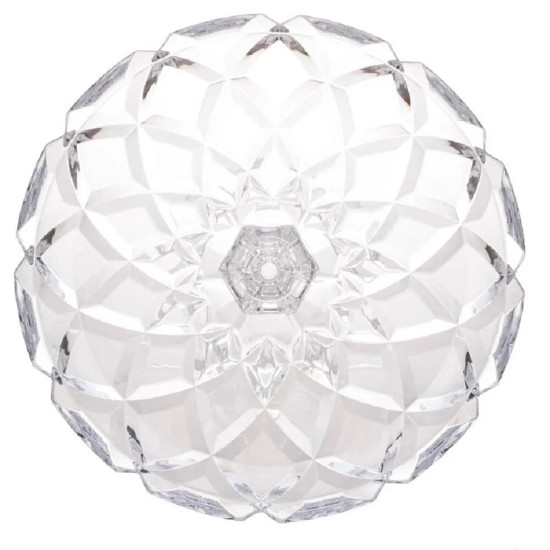 Imagem PRATO PARA BOLO DE CRISTAL DELI DIAMOND 30,5CM X 14,5CM - LYOR