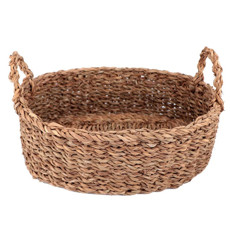 Imagem de CESTA OVAI TERRA EM FIBRA NATURAL COM ALÇA G 36X26X11CM - L'HERMITAGE - Full Fit Industria Importacao E Comercio Ltda.