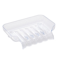 Imagem de SABONETEIRA DE PLÁSTICO COM VENTOSAS CASCATA 13CM X 9,5CM X 3CM - LYOR - Coliseu Presentes Ltda