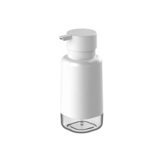 Imagem de PORTA SABONETE LÍQUIDO 500ML DUAL COR BRANCO 18,5 X7,5X8,5CM - OU  - Martiplast Ind Com De Plasticos Ltda