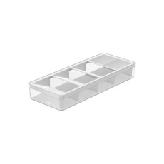 Imagem de ORGANIZADOR DE TALHERES CLEAR 37,5 X 15 X 5,6 CM COR BRANCO - OU  - Martiplast Ind Com De Plasticos Ltda