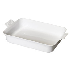 Imagem de TRAVESSA COM ALÇA LE CHEF BRANCA 35,5×21,5×8,5 CM - PARAMOUNT - Paramount Ind E Com De Plast Ltda