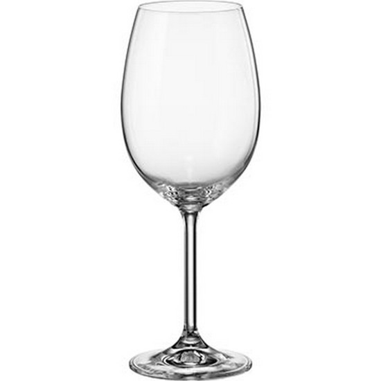 Imagem JOGO DE TAÇAS BOHEMIA GASTRO PARA VINHO EM CRISTAL 22X8X8CM 6 UNIDADES DE 480ML - GS 