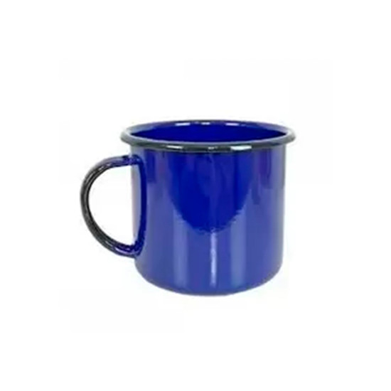 Imagem CANECA ESMALTADA 90ML COR AZUL 5,9X6X6CM - MIMO