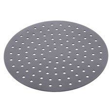 Imagem de TAPETE PROTETOR DE SILICONE PARA AIR FRYER REDONDO CINZA 18,5CM - LYOR - Coliseu Presentes Ltda