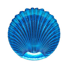 Imagem de CENTRO DE MESA EM FORMATO DE CONHA DEKOR-CLAM 33CM COR AZUL VYLUX  - Vylux Comer De Artigos Para Decorac