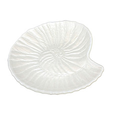 Imagem de CENTRO DE MESA DECORATIVO EM FORMATO DE CONCHA DO MAR PEROLA DEKOR-SNAIL 25CM  - VYLUX  - Vylux Comer De Artigos Para Decorac