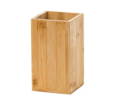 Imagem de SUPORTE UTENSÍLIOS BAMBU PLASVALE 9X9X16CM - Industria De Plastico Do Vale Do Itajai Ltda