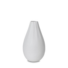 Imagem de VASO DECORATIVO EM CERÂMICA COR BRANCO LINHA POTTERY CORNER A37,5 X L21,5 X P20,6CM - KZ  - Kz Home Stock Com De Prods De Decoração Eireli-Epp