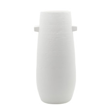 Imagem de VASO DECORATIVO EM CERÂMICA LINHA POTTERY CORNER COR BRANCO 39X16X13CM - KZ  - Kz Home Stock Com De Prods De Decoração Eireli-Epp