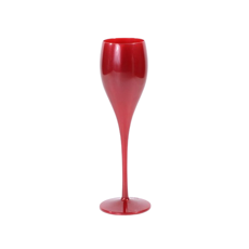 Imagem de TAÇA PARA ESPUMANTE MODELO 6 PS 130ML VERMELHO MARMORIZADO - J D Com Imp Repr E Transp Ltda