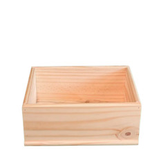 Imagem de CAIXA GARDÊNIA EM MADEIRA PINUS 21,5X30X12,5CM FERROTELLI  - Ferrotelli Design Ltda Me 