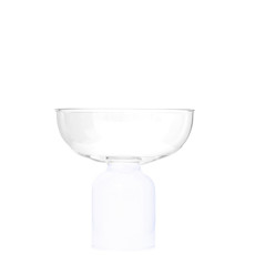 Imagem de VASO DECORATIVO TUDO COR BRANCO 13,5X13,5X13CM WINTH  - Winth Comercio De Artigos Para Presentes Eirelli 