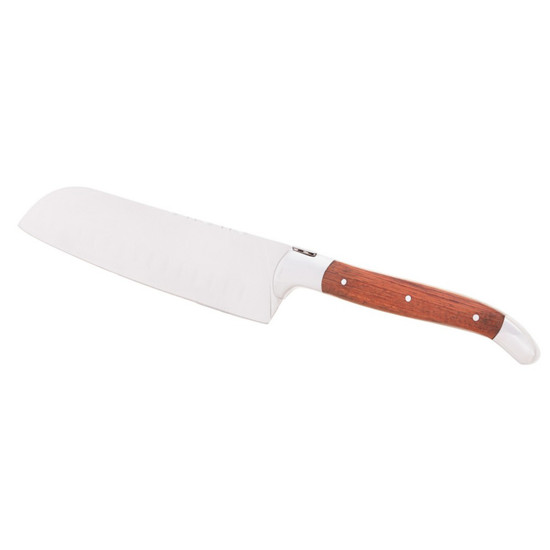 Imagem FACA SANTOKU COM CABO DE MADEIRA E AÇO INOX LAGUIOLE BY WOLFF 31,5CM - WOLFF