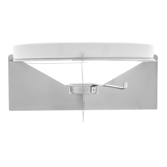 Imagem RECHAUD DE CERÂMICA COM SUPORTE DE AÇO INOX E FACA 30CM X 30CM X 13CM - WOLFF