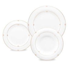 Imagem de CONJUNTO DE BAIXELAS DE PORCELANA 18 PEÇAS STRAUSS SILVER - Oxford Porcelanas S/A