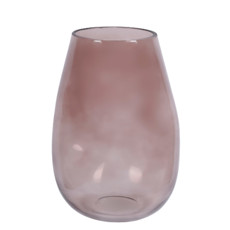 Imagem de VASO DECORATIVO EM VIDRO COR MARRON 10X14X24CM - GRILLO  - Grillo Ltda