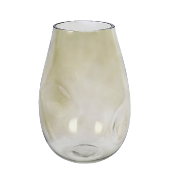 Imagem VASO DECORATIVO EM VIDRO COR VERDE 10X14X24CM - GRILLO 