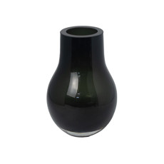 Imagem de VASO DECORATIVO EM VIDRO COR CINZA 22X16X16CM - GRILLO 54767 - Grillo Ltda