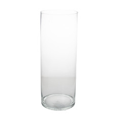 Imagem de VASO DECORATIVO DE VIDRO TRANSPARENTE 15X15X40CM - GRILLO 55120 - Grillo Ltda