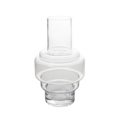 Imagem de VASO DECORATIVO DE VIDRO TRANSPARENTE 7X15X26CM - GRILLO 54724 - Grillo Ltda