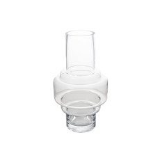 Imagem de VASO DECORATIVO EM VIDRO TRANSPARENTE 20X10X35CM - GRILLO 54723 - Grillo Ltda