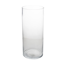 Imagem de VASO DECORATIVO DE VIDRO TRANSPARENTE 15X15X35CM - GRILLO 55121 - Grillo Ltda