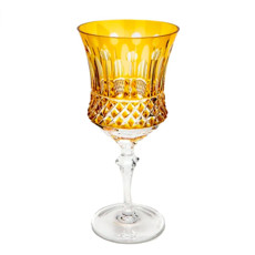 Imagem de TAÇA DE CRISTAL MOZART PARA ÁGUA FLAUTA AMARELO - Turim Industria E Comercio Ltda  (Morzat)