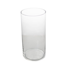 Imagem de VASO DECORATIVO DE VIDRO TRANSPARENTE 15X15X30CM - GRILLO 54747 - Grillo Ltda