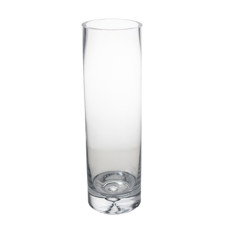 Imagem de VASO DECORATIVO EM VIDRO TRANSPARENTE 15X15X50CM - GRILLO 54305 - Grillo Ltda