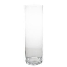 Imagem de VASO DECORATIVO EM VIDRO TRANSPARENTE 15X15X50CM - GRILLO 54310 - Grillo Ltda