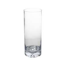 Imagem de VASO DECORATIVO DE VIDRO TRANSPARENTE 15X15X40CM - GRILLO 54306 - Grillo Ltda