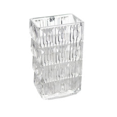 Imagem de VASO DECORATIVO DE VIDRO TRANSPARENTE 15X10X24CM - GRILLO 55192 - Grillo Ltda