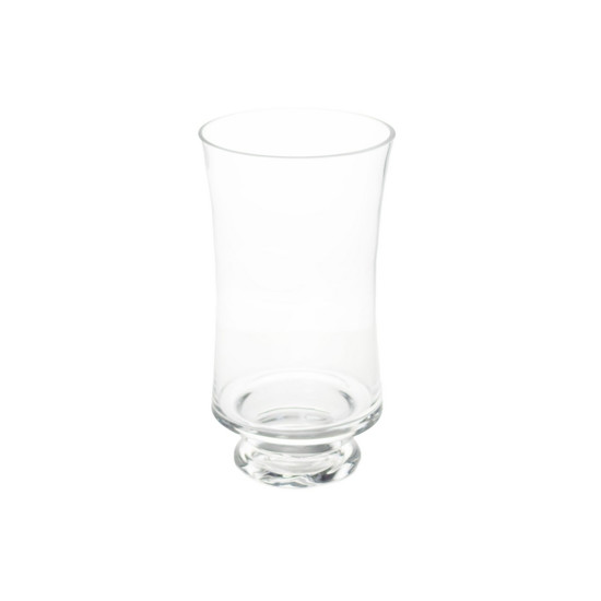 Imagem VASO DECORATIVO DE VIDRO TRANSPARENTE 16X16X30CM - GRILLO 54285