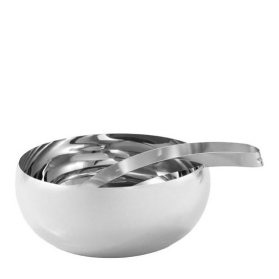 Imagem SALADEIRA RITRATTO COM PEGADOR DE INOX REDONDA 3,5 LITROS 24X24X11CM - RIVA 