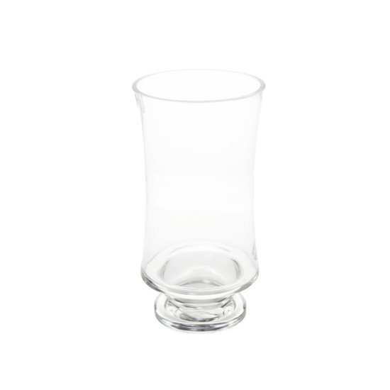 Imagem VASO DECORATIVO DE VIDRO TRANSPARENTE 13X13X25CM - GRILLO 54286