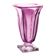 Imagem de VASO EM CRISTAL ECOLÓGICO L19,8XP20,8XA29CM COR VIOLETA - BOHEMIA - Full Fit Industria Importacao E Comercio Ltda.