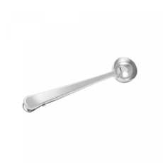 Imagem de COLHER MEDIDORA DE AÇO INOX COM PRENDEDOR CLIPE 17CM - LYOR - Coliseu Presentes Ltda