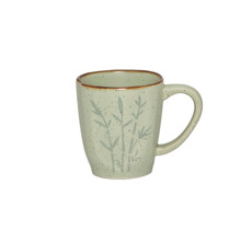 Imagem de CANECA ROYO BAMBU 260ML COR VERDE E MARROM DE CERÂMICA - OXFORD  - Oxford Porcelanas Sudeste Ltda